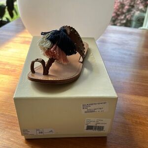 Ulla Johnson Brown Sandals with Tassels